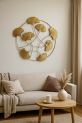 Lotus Tree Of Life , Brass Metal Wall Art