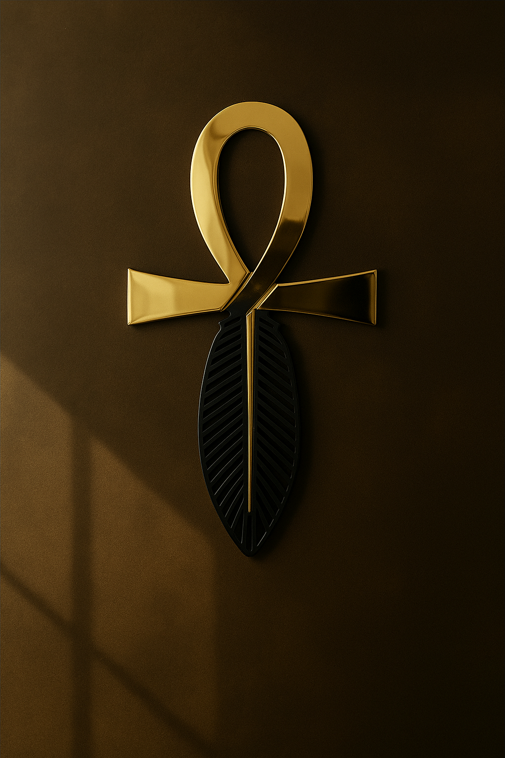 Ankh Of Life , Brass Metal Art
