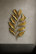 Feather Of Life , Brass Metal Wall Art