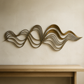 Waves Of The Nile , Brass Metal Wall Art