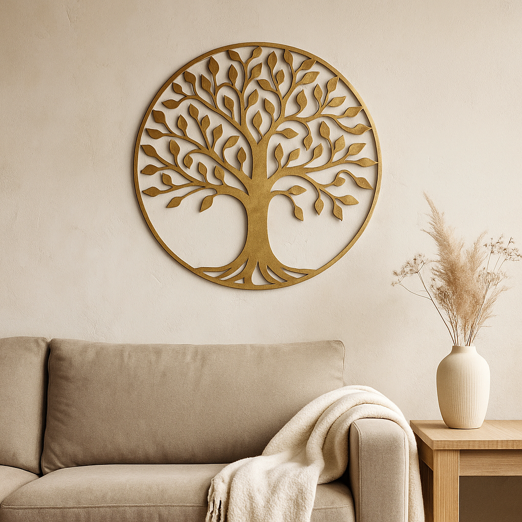Tree Of Life , Brass Metal Wall Art